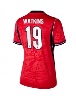 England Ollie Watkins #19 Replika Borta Kläder Dam VM 2026 Kortärmad